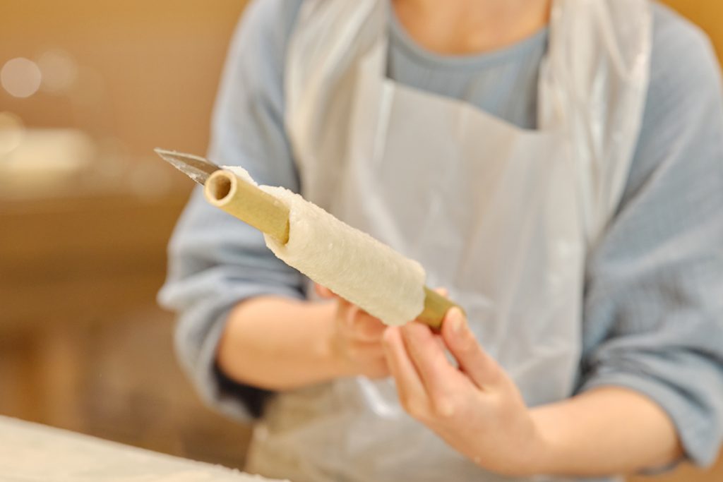 かまぼこちくわ作り体験