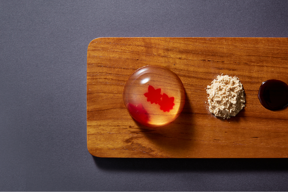 且座２　名水仕立ての甘味とお食事