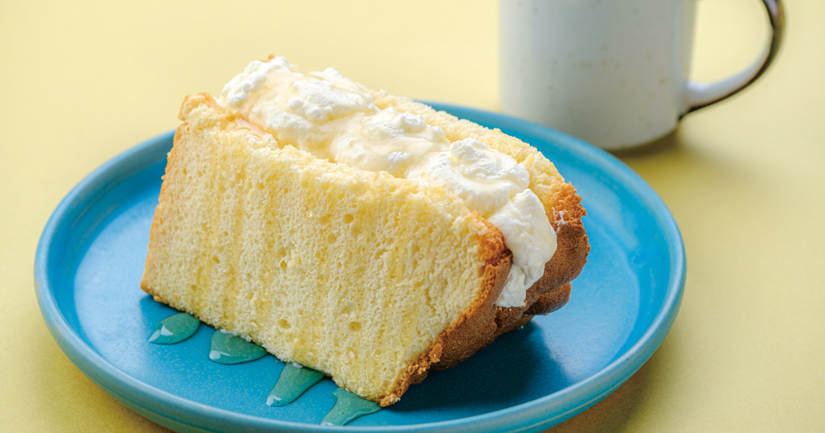 心落ちつく香りと優しい甘み「お陽さまのシフォン ゆずとはちみつ」汐風カフェ12月限定