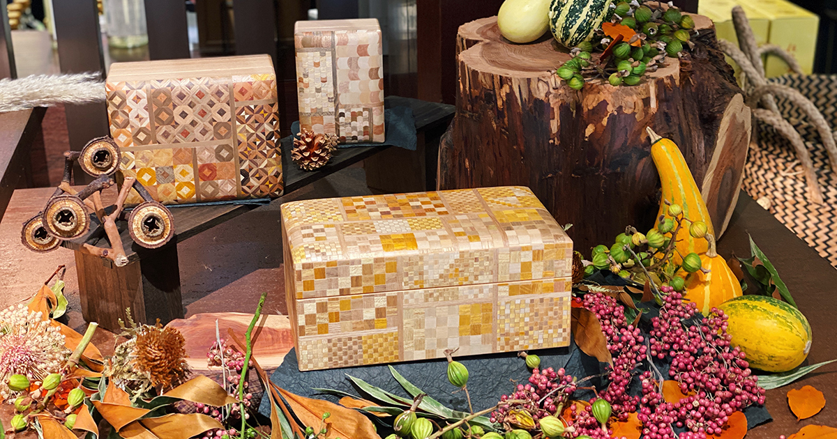 小田原・箱根の手仕事「太田木工 秋の色展」開催／ギャラリー＆ショップ千惠[9/10～11/30]