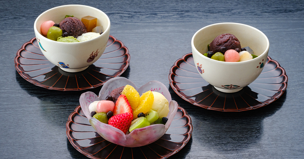 名水仕込みのあんみつで幸せ気分。且座の春のあんみつフェア 3/1～4/30